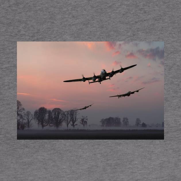 Dambusters Leaving Lincolnshire by Gary Eason's Flight Artworks